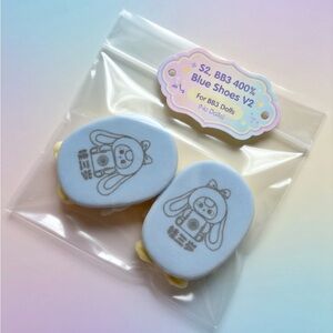 S2, BB3 400% Blue Color Shoes V2 For BB3 400%Dolls (Doll Not Included)